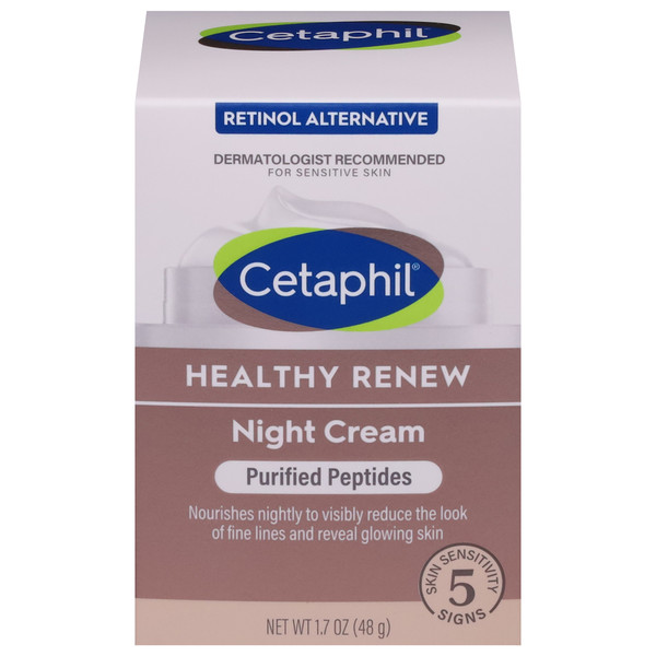 Cetaphil Night Cream, Healthy Renew, Retinol Alternative - 1.7 oz | Instacart