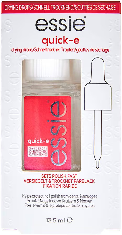 essie Nail Care, Vegan 8-Free, Quick-E Drops, fast-drying drops, nail polish finisher, 0.46 fl oz | Amazon (US)