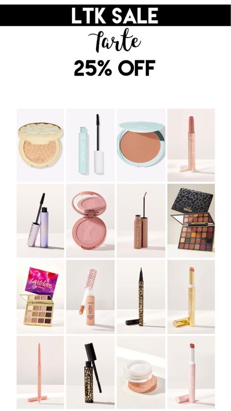 LTK sale Tarte beauty and makeup 25% off 

#LTKbeauty #LTKsalealert #LTKSale