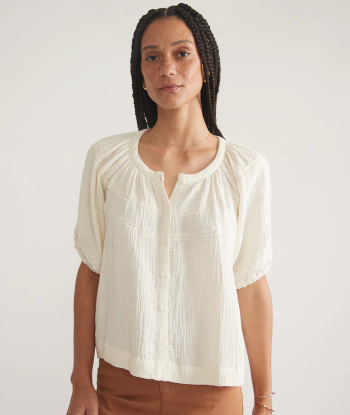 Wren Puff Sleeve Top | Marine Layer