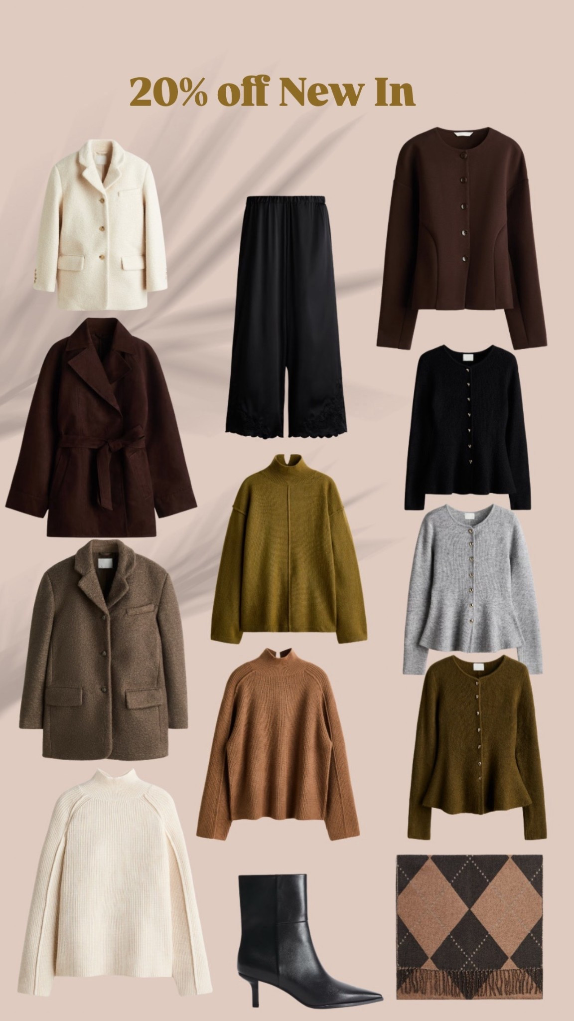 20% off new in 

#LTKwinter #LTKCyberWeek #LTKautumn