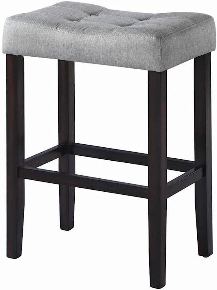 Coaster CO- Bar Stool, Grey/Espresso | Amazon (US)