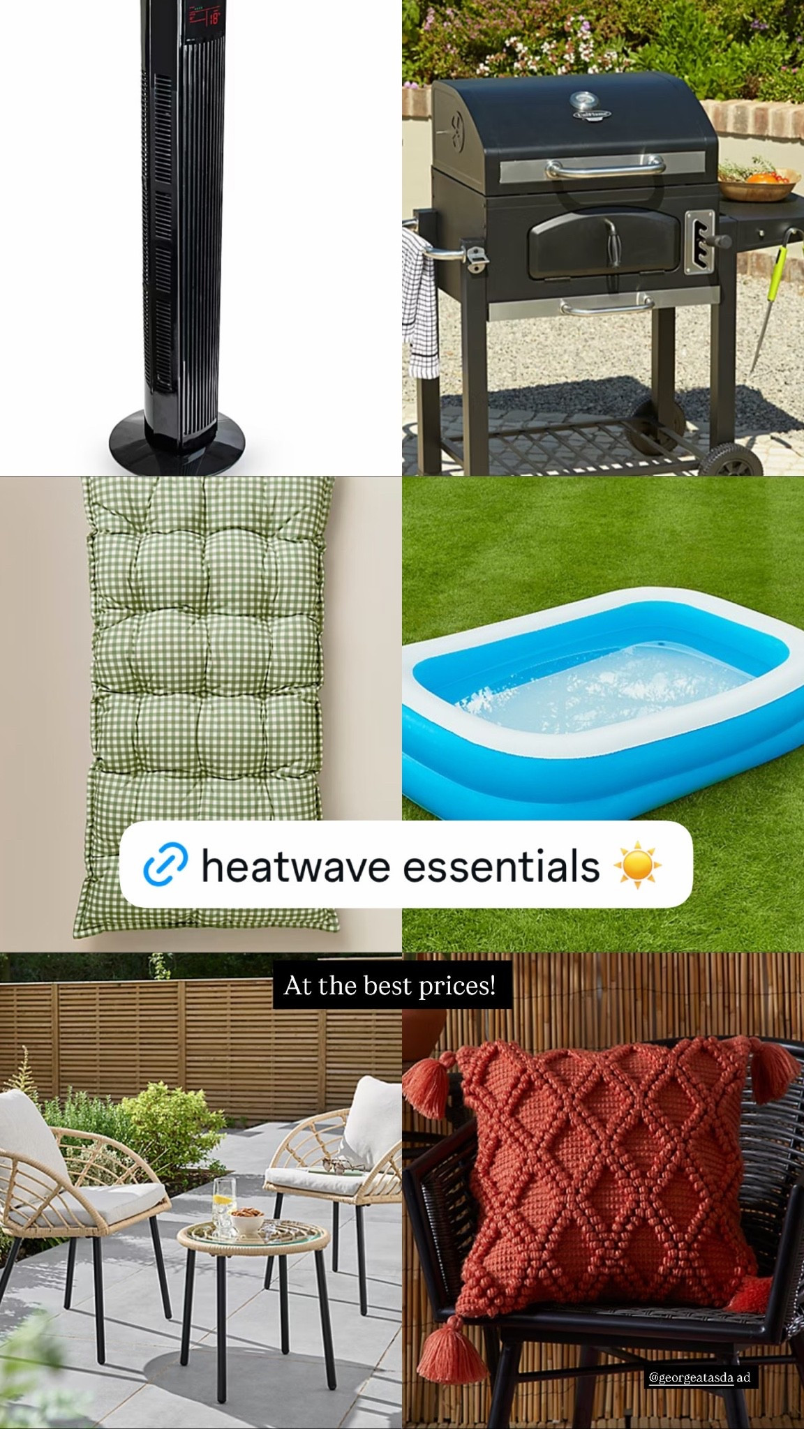 George home heatwave essentials! ☀️