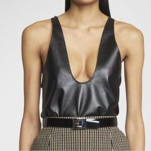 Saint Laurent Leather Tank | Poshmark