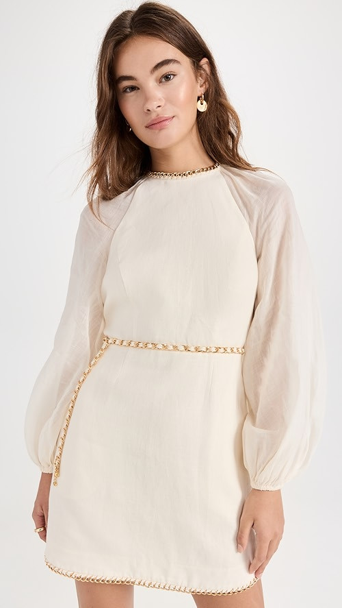 Zimmermann Rouleau Chain Mini Dress | SHOPBOP | Shopbop