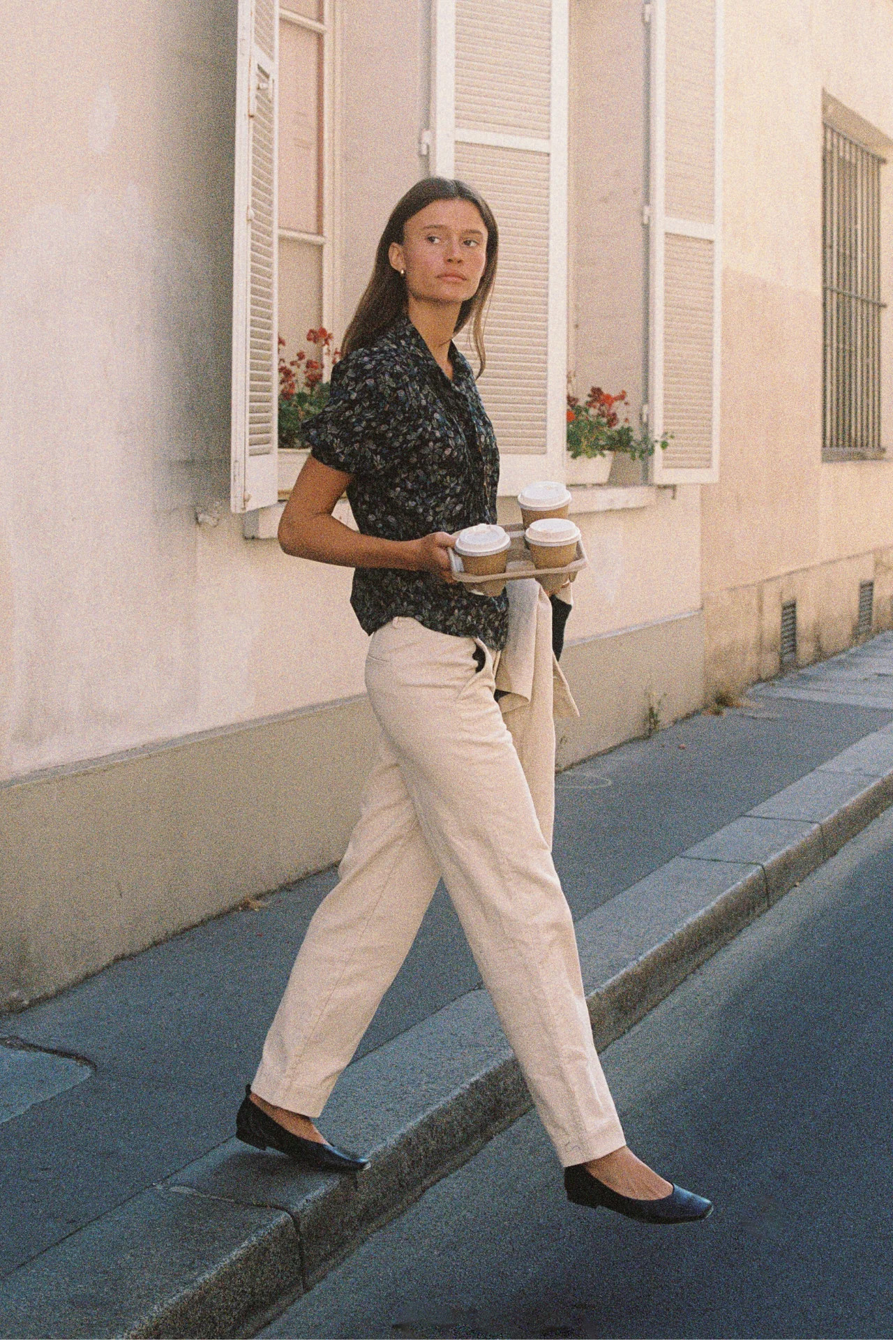 Nadine Blouse Orchard Frost | TROVATA