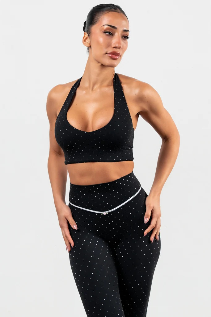 Cloud II\u2122 Voop Longline - Midnight Polka Dot | Vitality