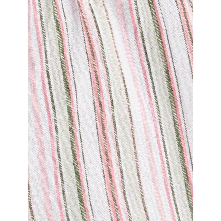 Carter's Child of Mine Baby and Toddler Girl Linen Stripe Short Sleeve Romper, 12 Months-5T | Walmart (US)