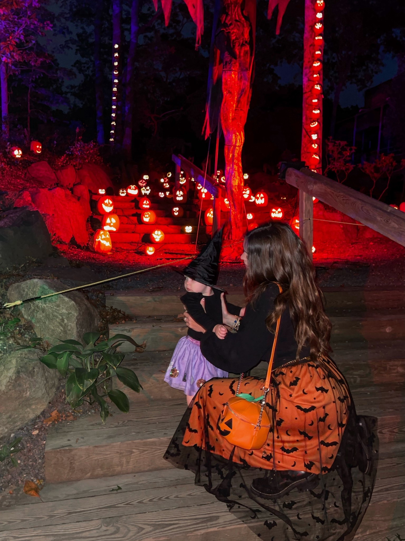 magical October nights 🔮🧙🏻‍♀️🎃🌙👻✨ linked my outfit, and both the kids 🖤 the pumpkin bag is a @tjmaxx find! 

#LTKFamily #LTKSeasonal #LTKHalloween