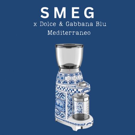 SMEG x dolce & Gabbana Blu Mediterraneo Coffee Grinder

#LTKhome