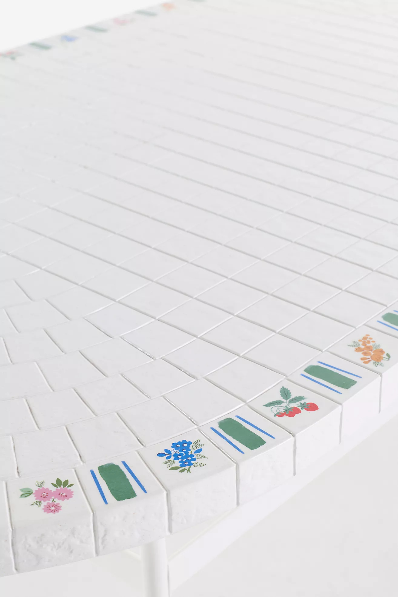 Bisou 72" Outdoor Tile Dining Table | Anthropologie (US)