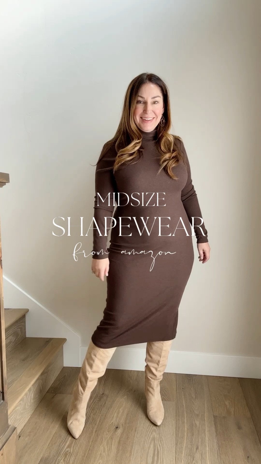 Amazon shapewear is perfect under tighter dresses I wear it with my regular bra for smoothing and lift. 

Shapewear L/XL // dress tts, L // blazer tts, L 

#LTKworkwear #LTKVideo #LTKmidsize
