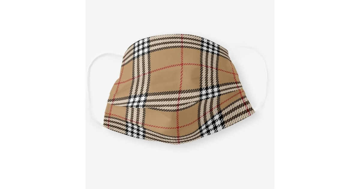 Modern Trendy Fashion Print Cool Cloth Face Mask | Zazzle.com | Zazzle