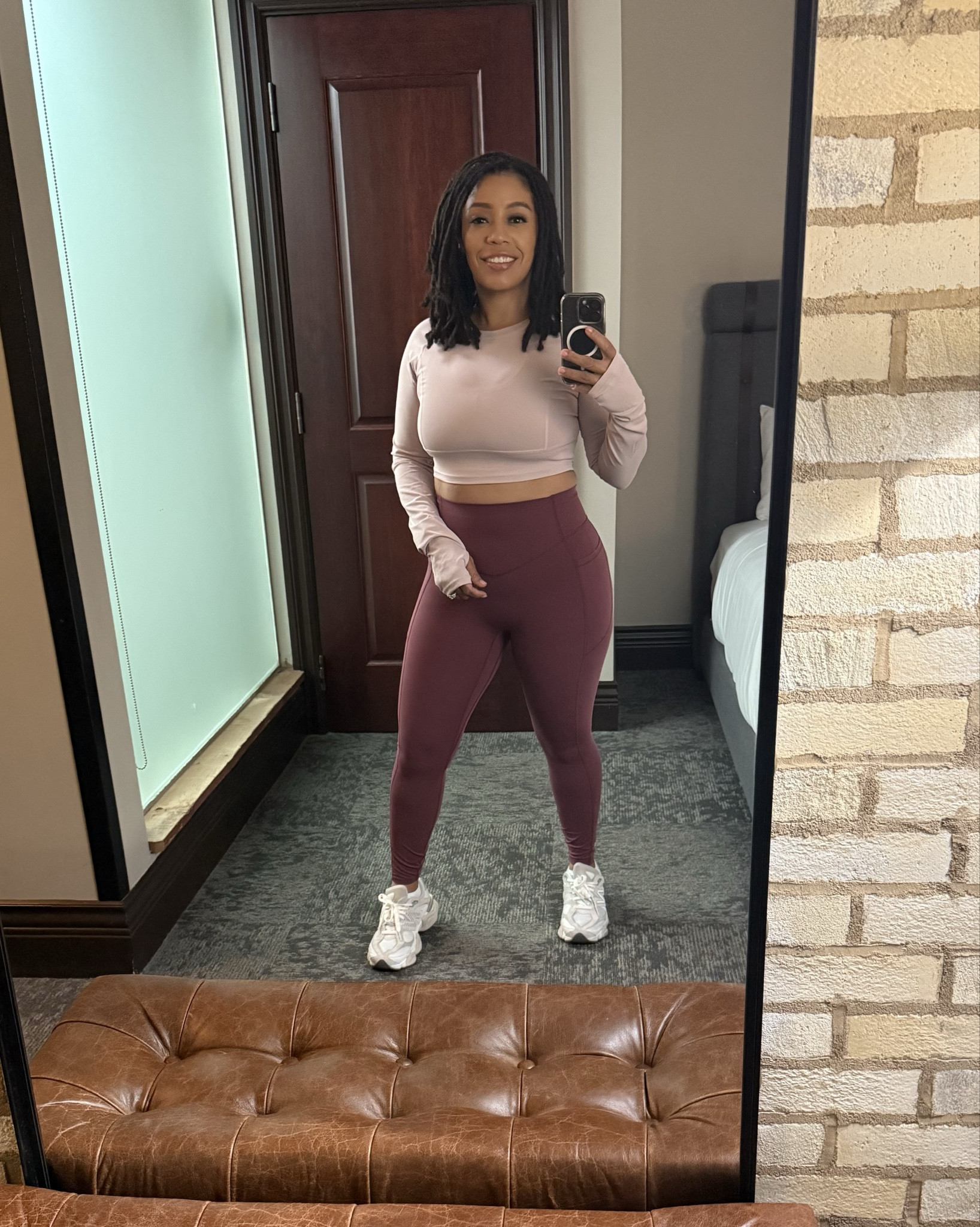 Packed a few pieces from Halara for a work trip. Wearing a medium  top and bottom. Leggings have a little scrunch and give a nice lift 🍑


#LTKActive #LTKFindsUnder50