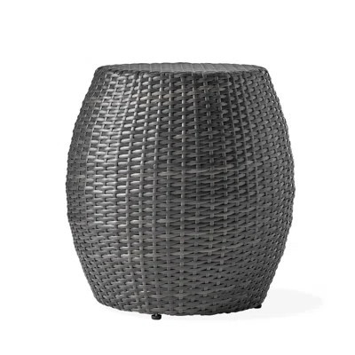 Outdoor Side Table 14.00" , Grey, Iron Structure, Creative Table, Disposition, Cutting-Edge Look Design | Wayfair North America