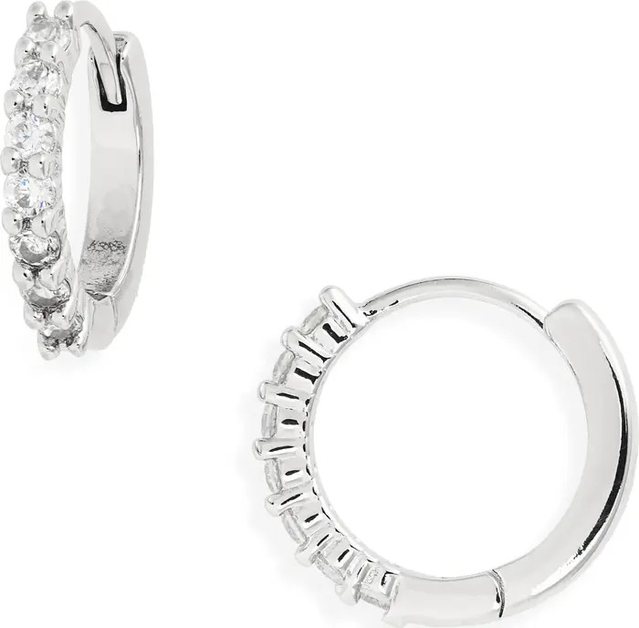 Crystal Huggie Hoop Earrings | Nordstrom