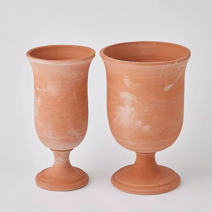 Villa Chalice Vase Terracotta, Large | Bloomingdale's (US)