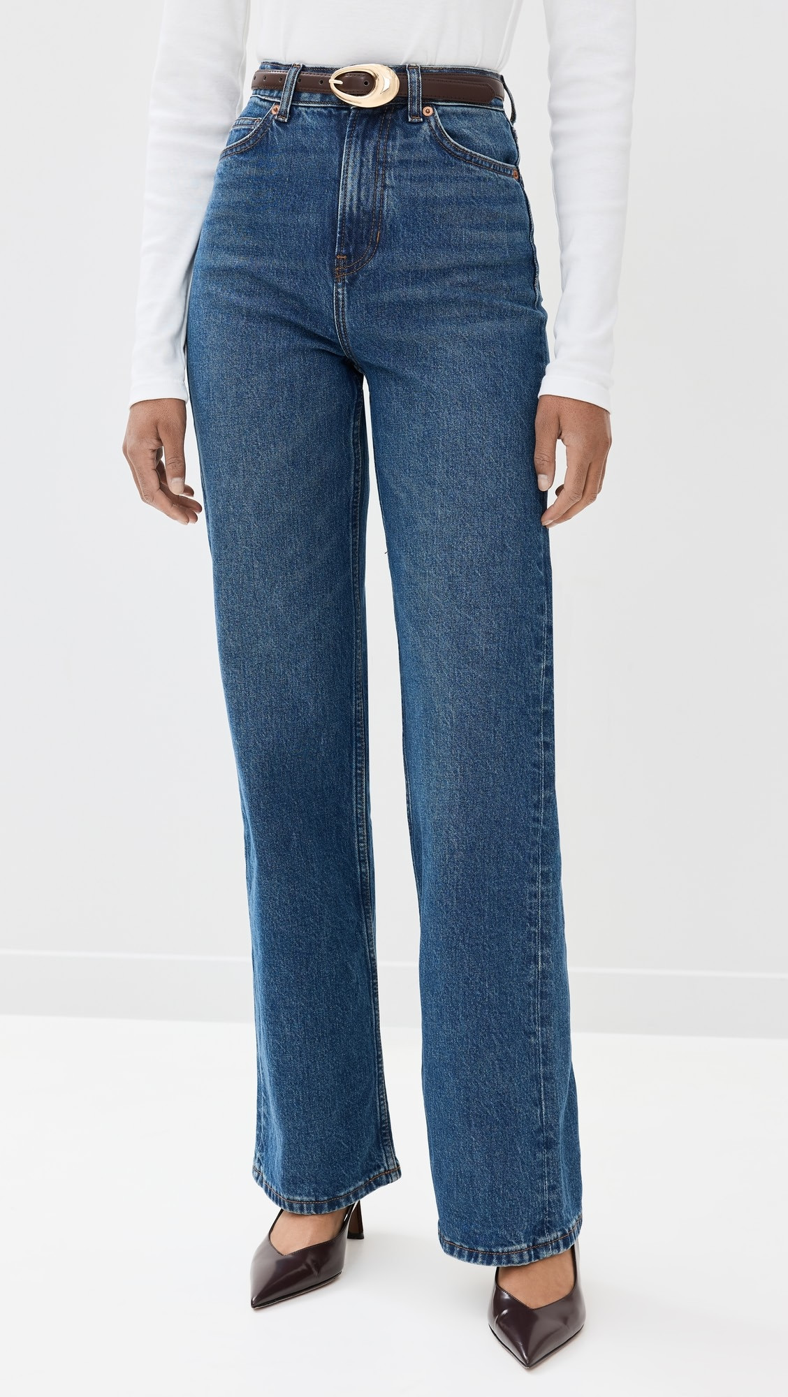 Wilder Stretch High Rise Wide Leg Jeans | Shopbop
