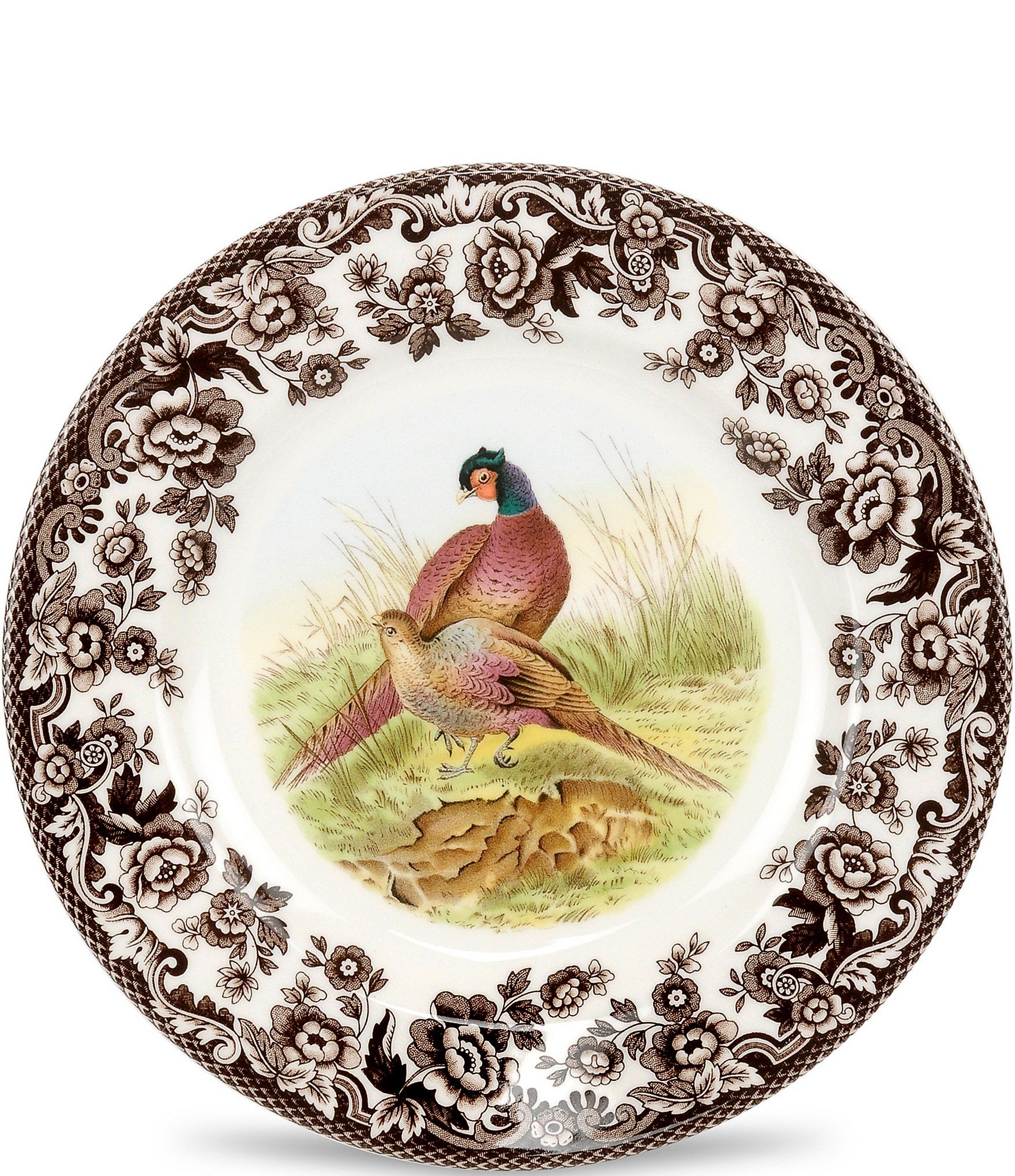 Festive Fall Collection Woodland Pheasant Salad Plate | Dillards