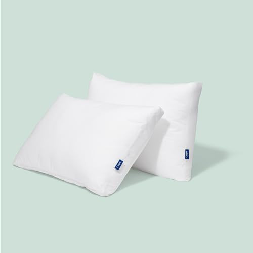 Casper Essential Pillow for Sleeping, Standard, White, Two Pack | Amazon (US)