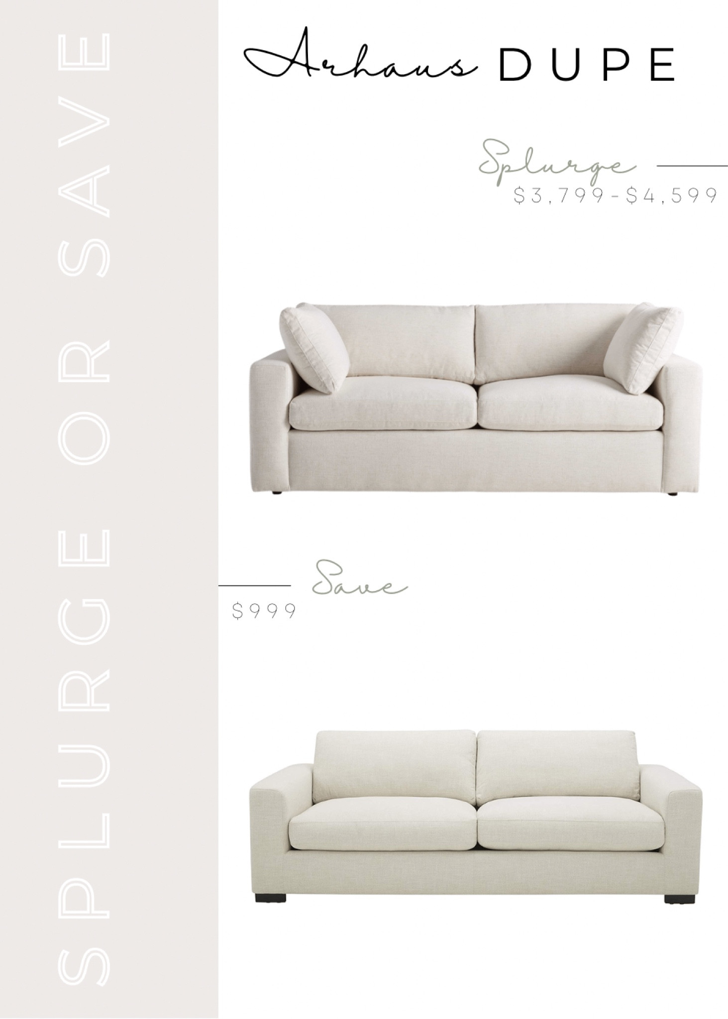 Arhaus Dupe | Arhaus Beale Sofa Dupe | White Sofa | Down-filled Sofa | Splurge or Save | Wide Track Arm Sofa | Lounge Sofa | Arhaus Sofa | Stone and Beam Sofa | Amazon Sofa 

#LTKhome #LTKsalealert #LTKFind