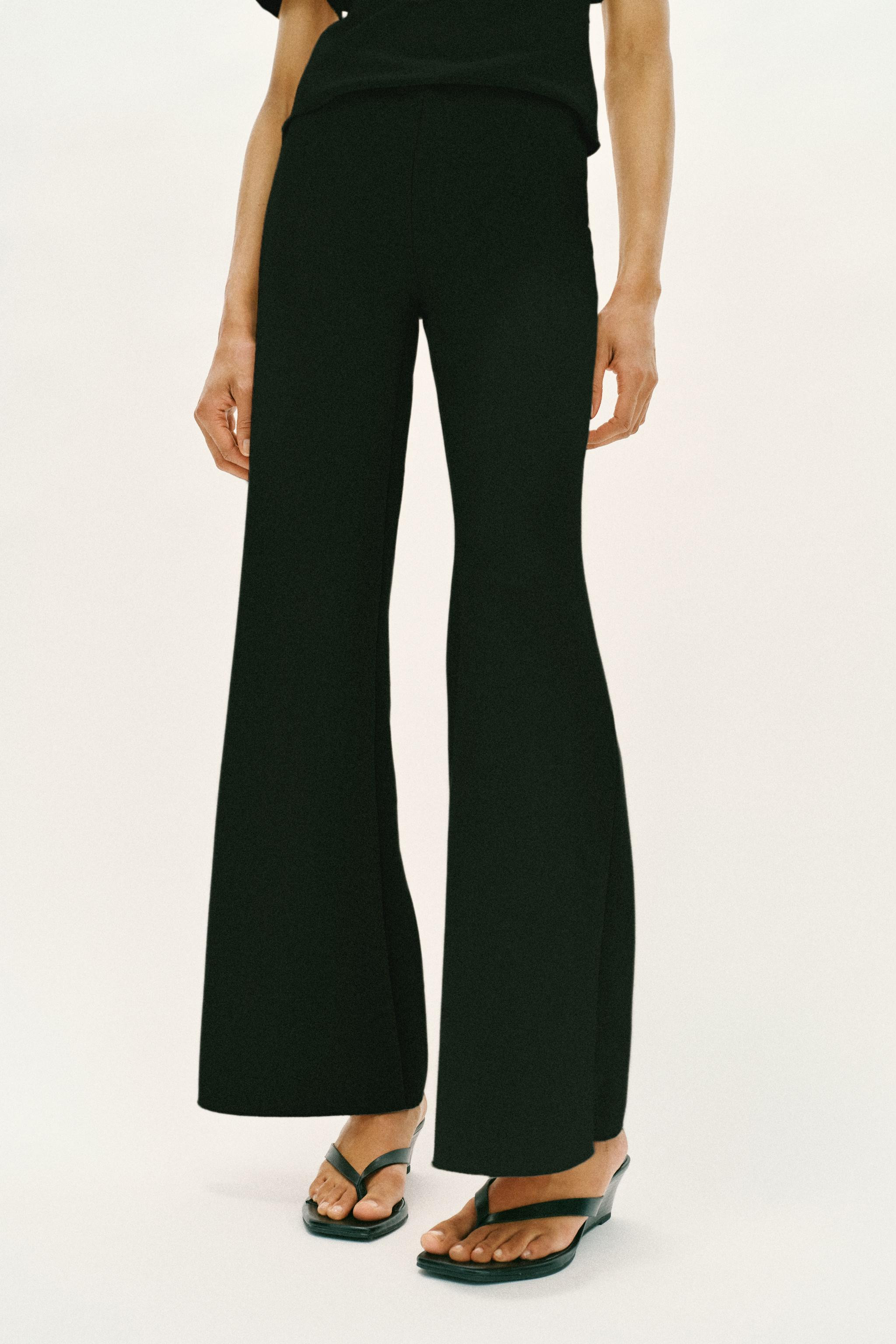 PANTALON LARGE TAILLE HAUTE | Zara US