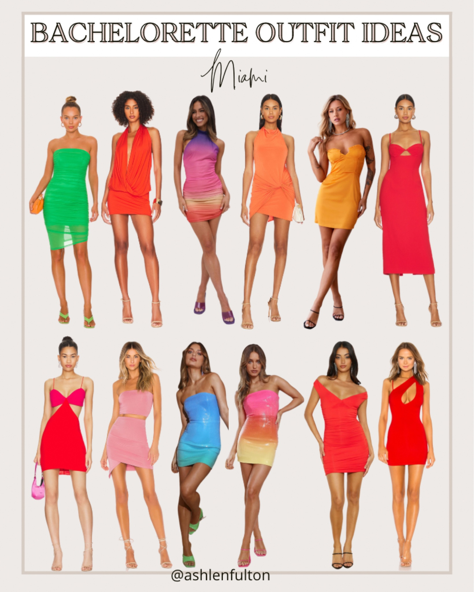 Miami bachelorette outfit ideas, Miami dresses, bachelorette party outfit ideas 

#LTKstyletip #LTKunder100 #LTKwedding