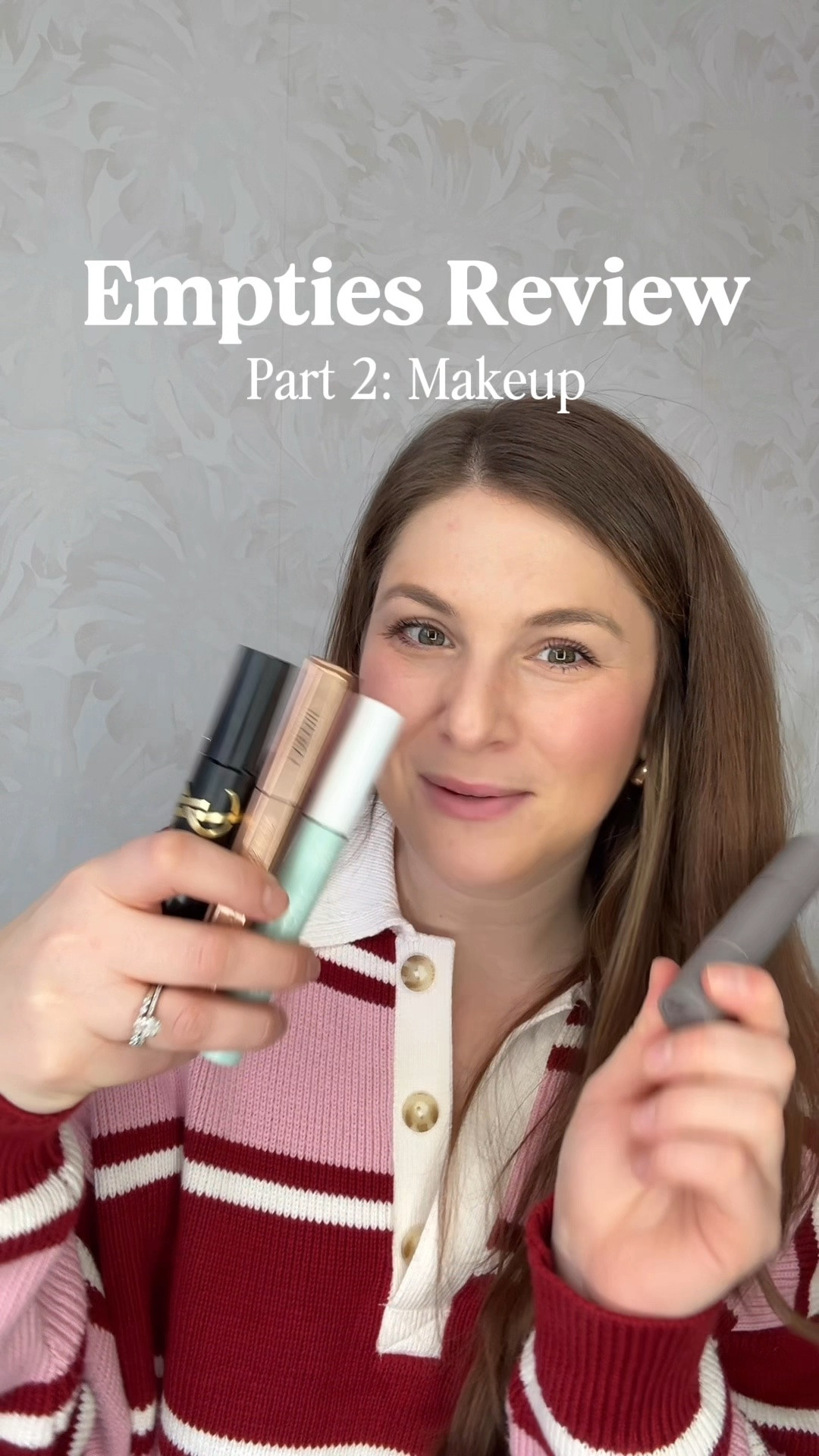 Empties review for makeup - favorite tinted moisturizer that is physical sunscreen, alastin skincare. Also liked revision skincare but alastin was more matte and coverage. Merit beauty stick and dibs stick favorite color is 2.5

Favorite mascara is YSL, lawless beauty, and hourglass

#LTKmorningroutine #LTKgrwm #LTKBeauty