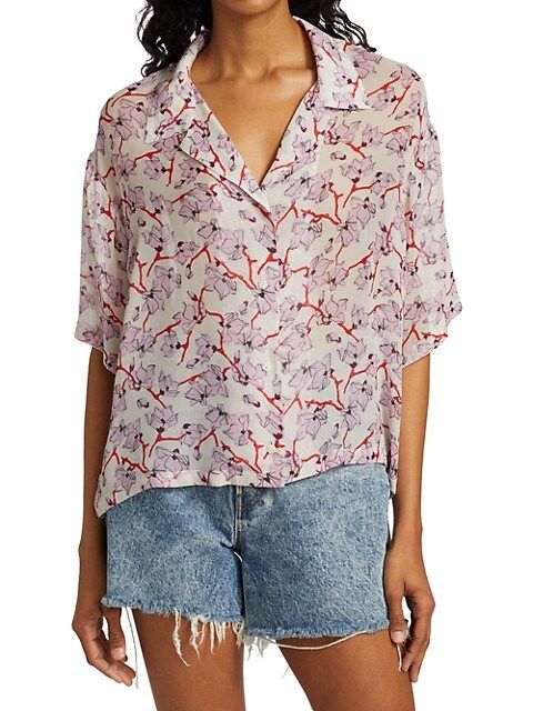 Reed Floral Short-Sleeve Shirt | Saks Fifth Avenue OFF 5TH