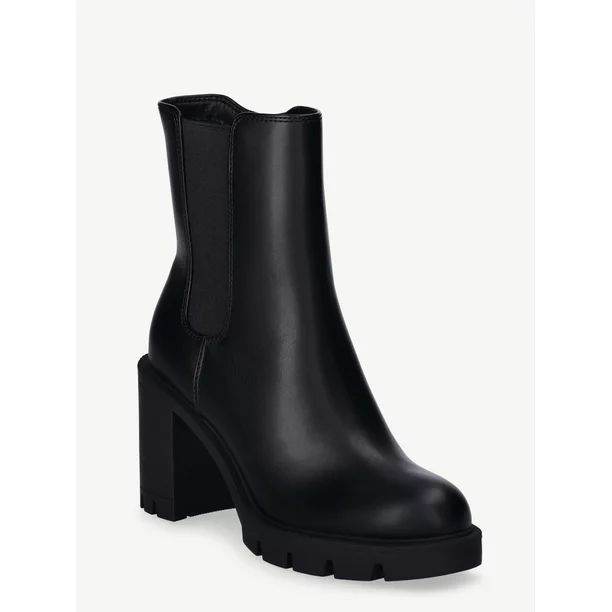 Scoop Women’s Lug Sole Chelsea Boots | Walmart (US)