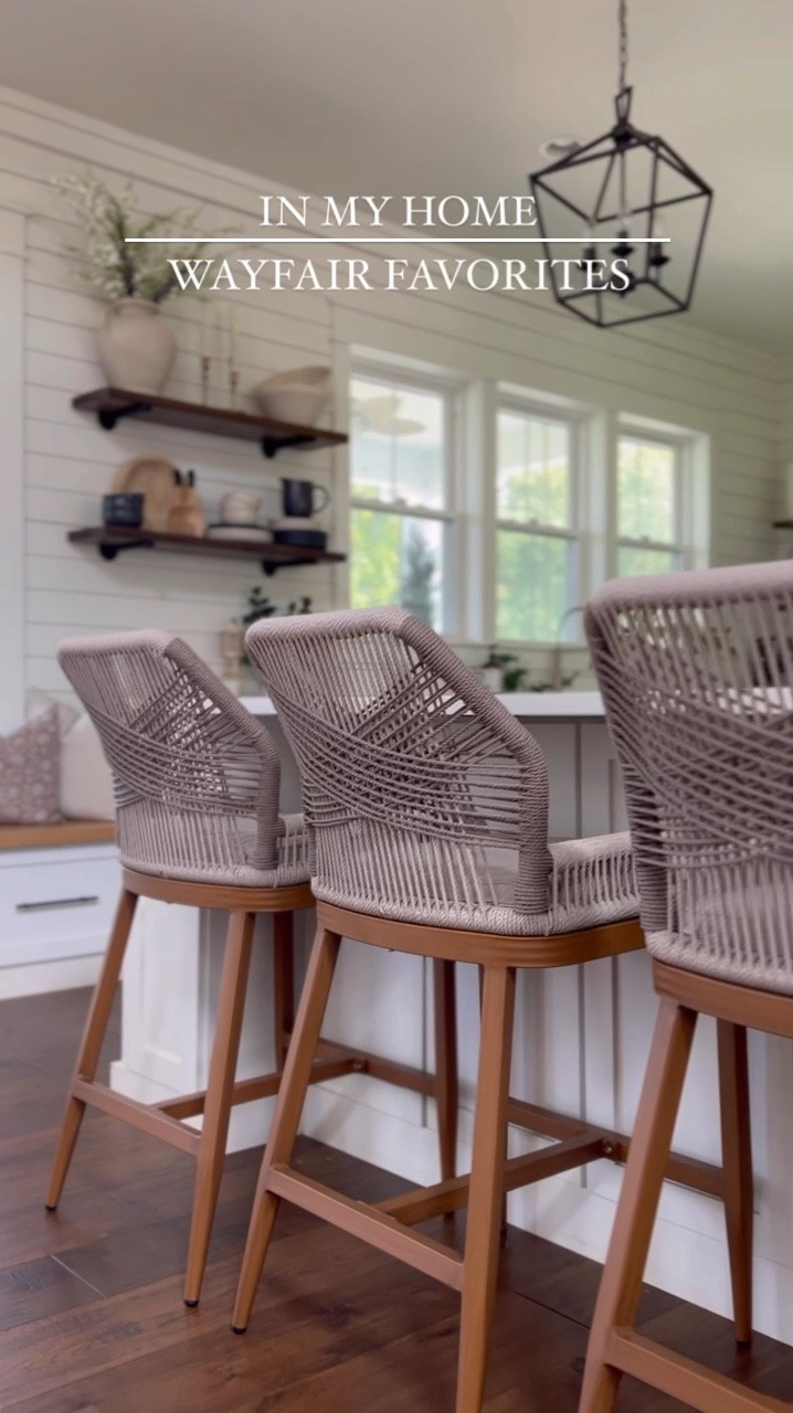 5️⃣ favorites in my home from @Wayfair! #wayfairpartner Honestly, it was hard to narrow it down to just five! From furniture to light fixtures to rugs, we have and love so many gorgeous pieces from Wayfair!🏡 
Light Fixtures, pendant lighting, counter stools, designer bar stools, kitchen and dining home decor finds living room decor, laundry room, mudroom, dining table, benches, outdoor fire pit table and chairs, patio furniture, pool furniture, area rugs, modern organic furniture and home accents traditional transitional modern farmhouse
#wayfair 

#LTKxWayfair #LTKStyleTip #LTKHome