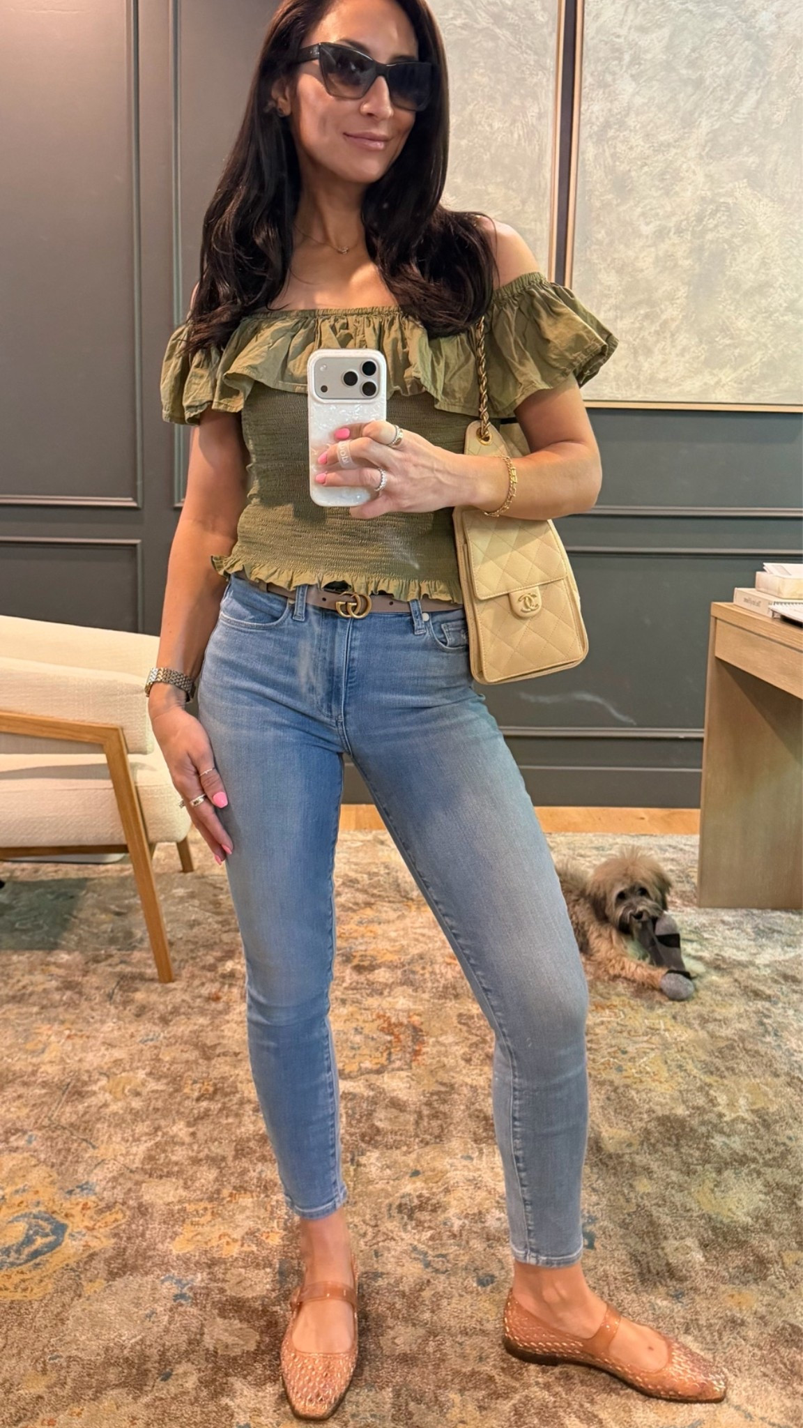 OOTD
TOP IS FROM WALMART 
JEANS ARE FROM AMAZON 
SHOES ARE FROM AMAZON ￼￼￼

#LTKdayinmylife #LTKmomlife #LTKSeasonal
