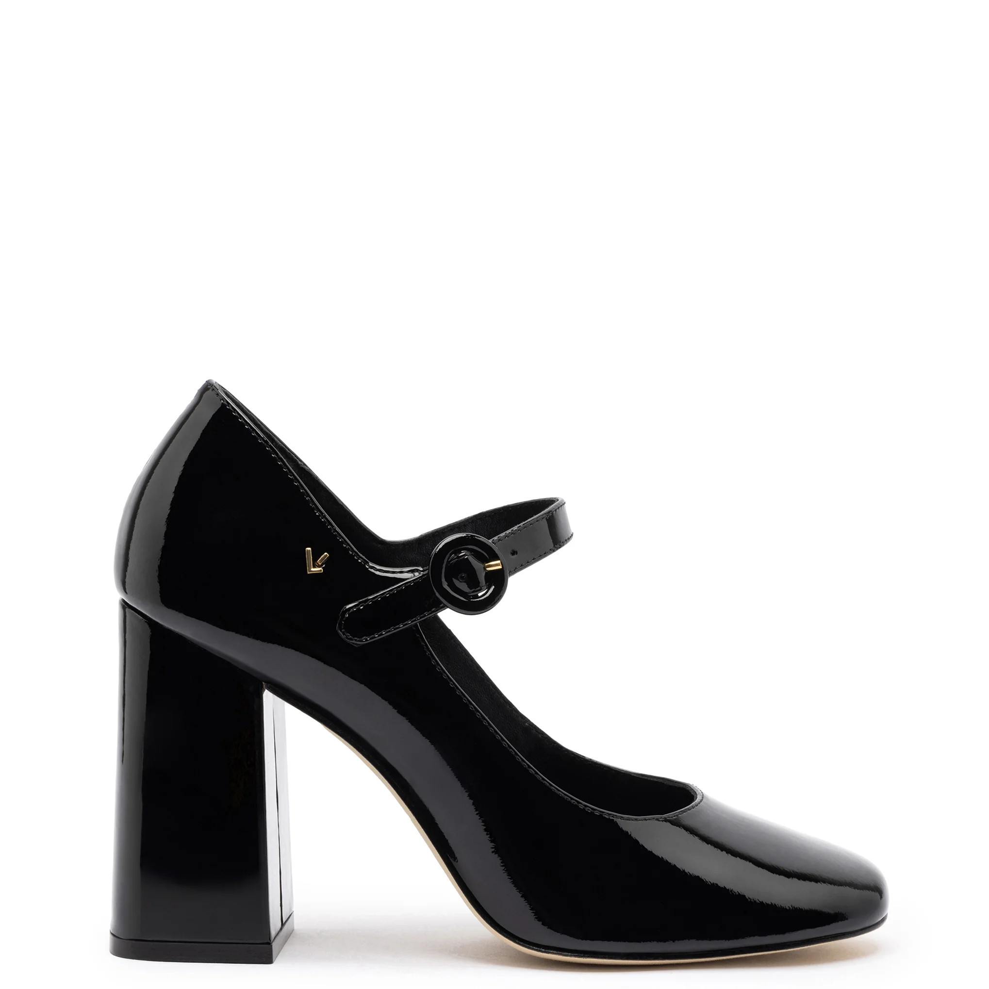 Blair Hi Pump In Black Patent Leather | Larroude