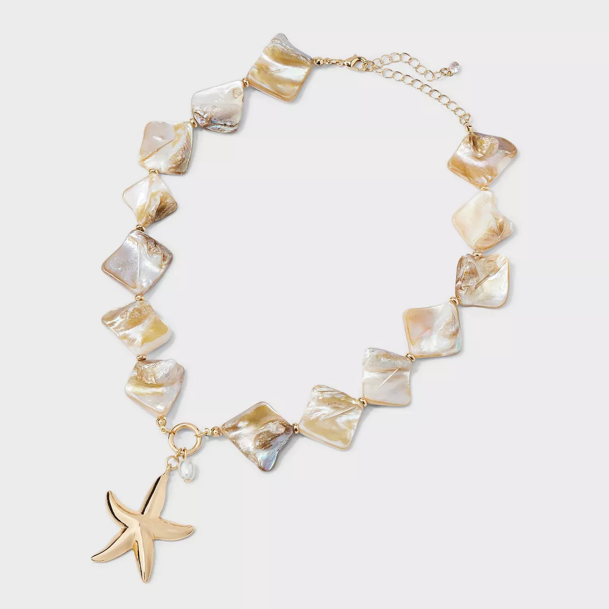 Starfish Pearl Charm Pendant Necklace - A New Day™ Gold | Target
