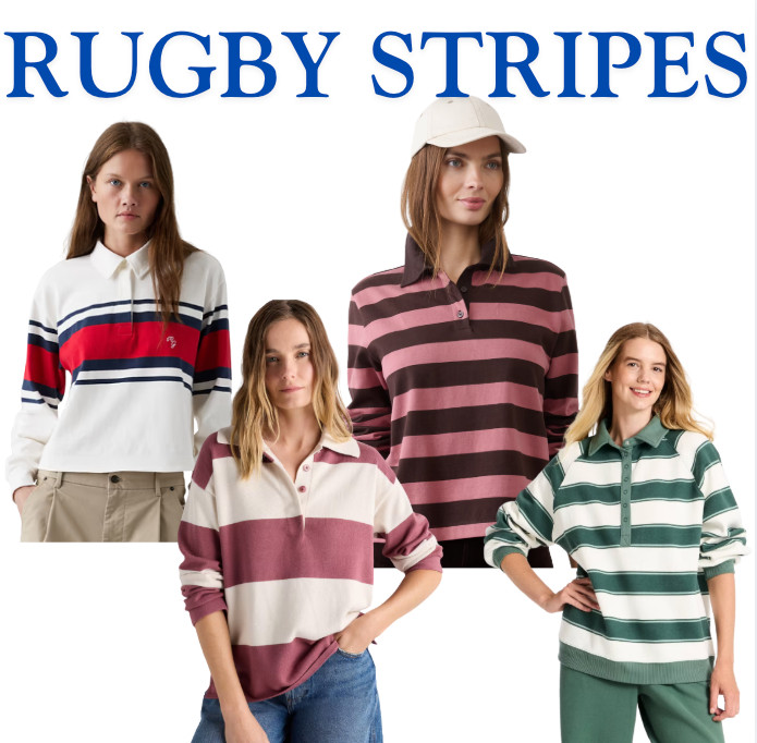 Trending Rugby Stripes 

 #LTKootd #LTKmomlife #LTKMidsize