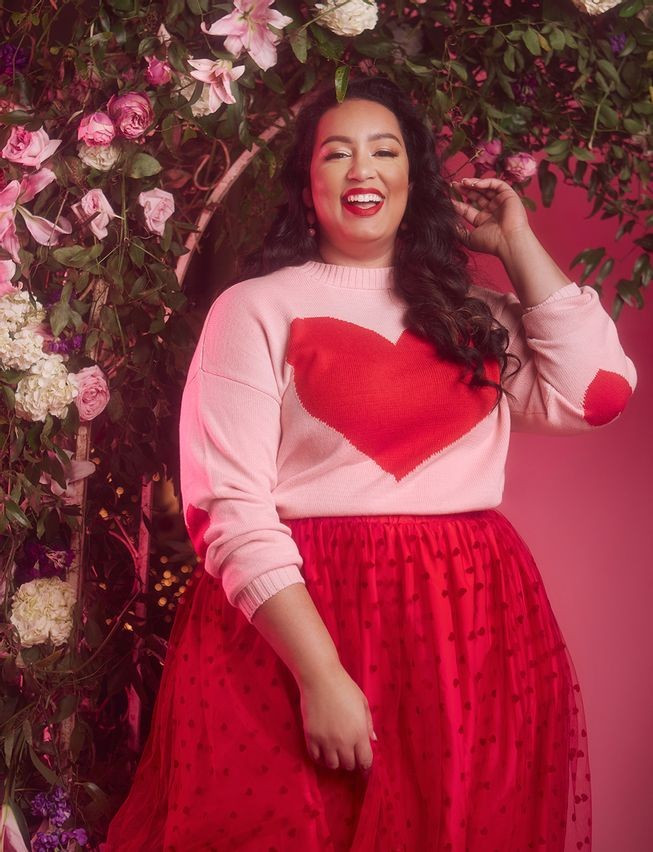 Heart Sweater | Eloquii