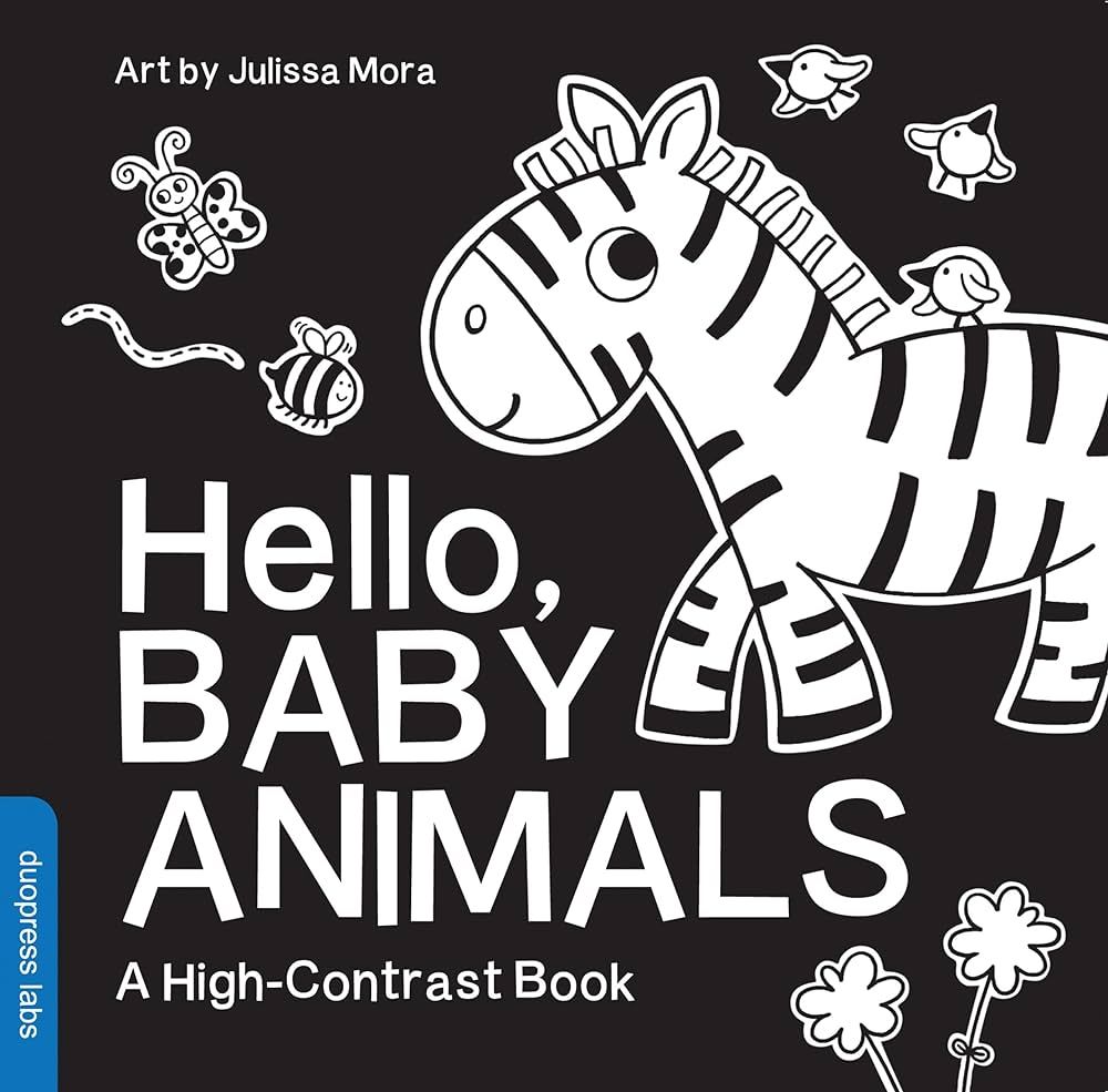 Hello, Baby Animals: A Durable High-Contrast Black-and-White Board Book for Newborns and Babies (... | Amazon (US)