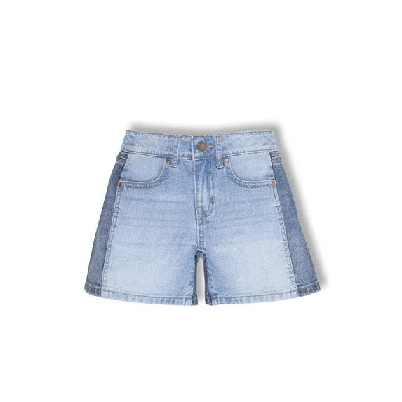 Wonder Nation Girls Baggy Denim Shorts, Size 5-18 | Walmart (US)