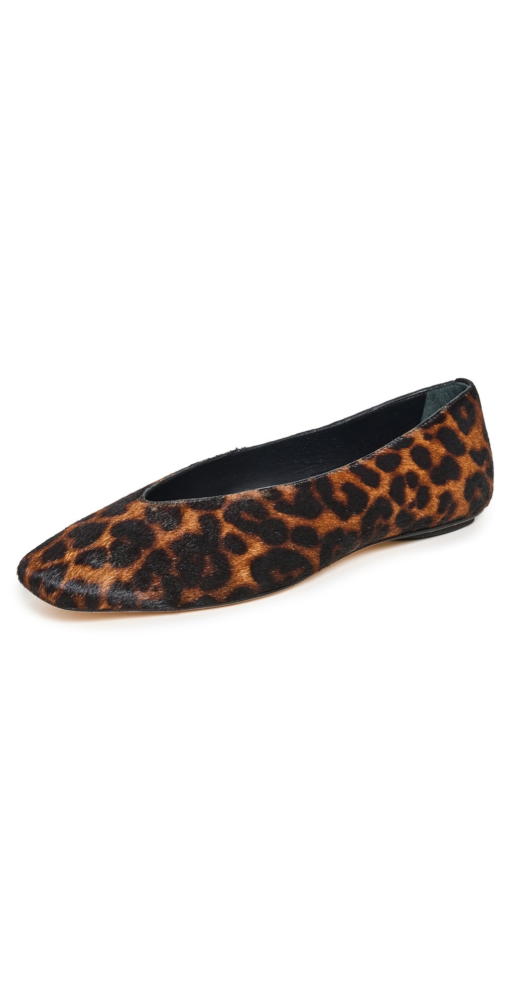 Reformation Prudence Ballet Flats Leopard Haircalf 6.5 | Shopbop