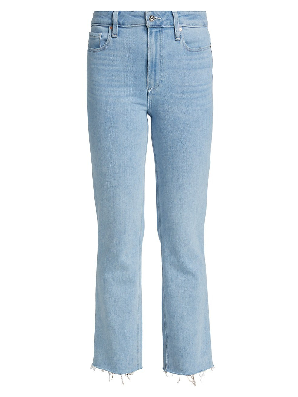 Paige Cindy Raw-Hem Straight Jeans | Saks Fifth Avenue