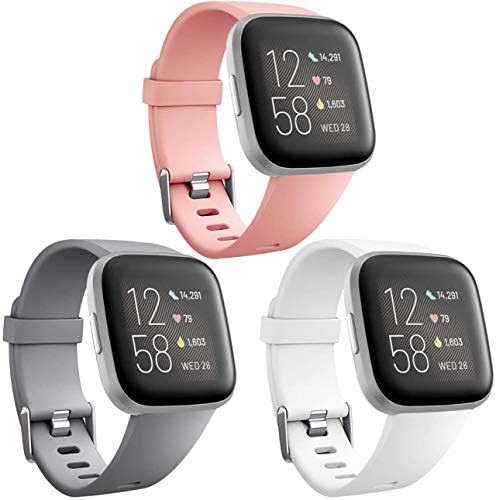 Wepro Bands Compatible with Fitbit Versa/Fitbit Versa 2/Fitbit Versa Lite SE SmartWatch for Women... | Amazon (US)