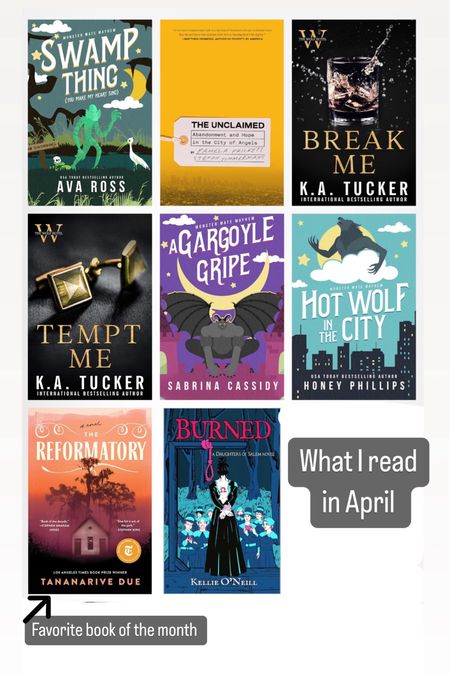 What I read in April! 
The Reformatory was my favorite book of the month! 

#LTKGiftGuide #LTKfindsunder50 #LTKhome