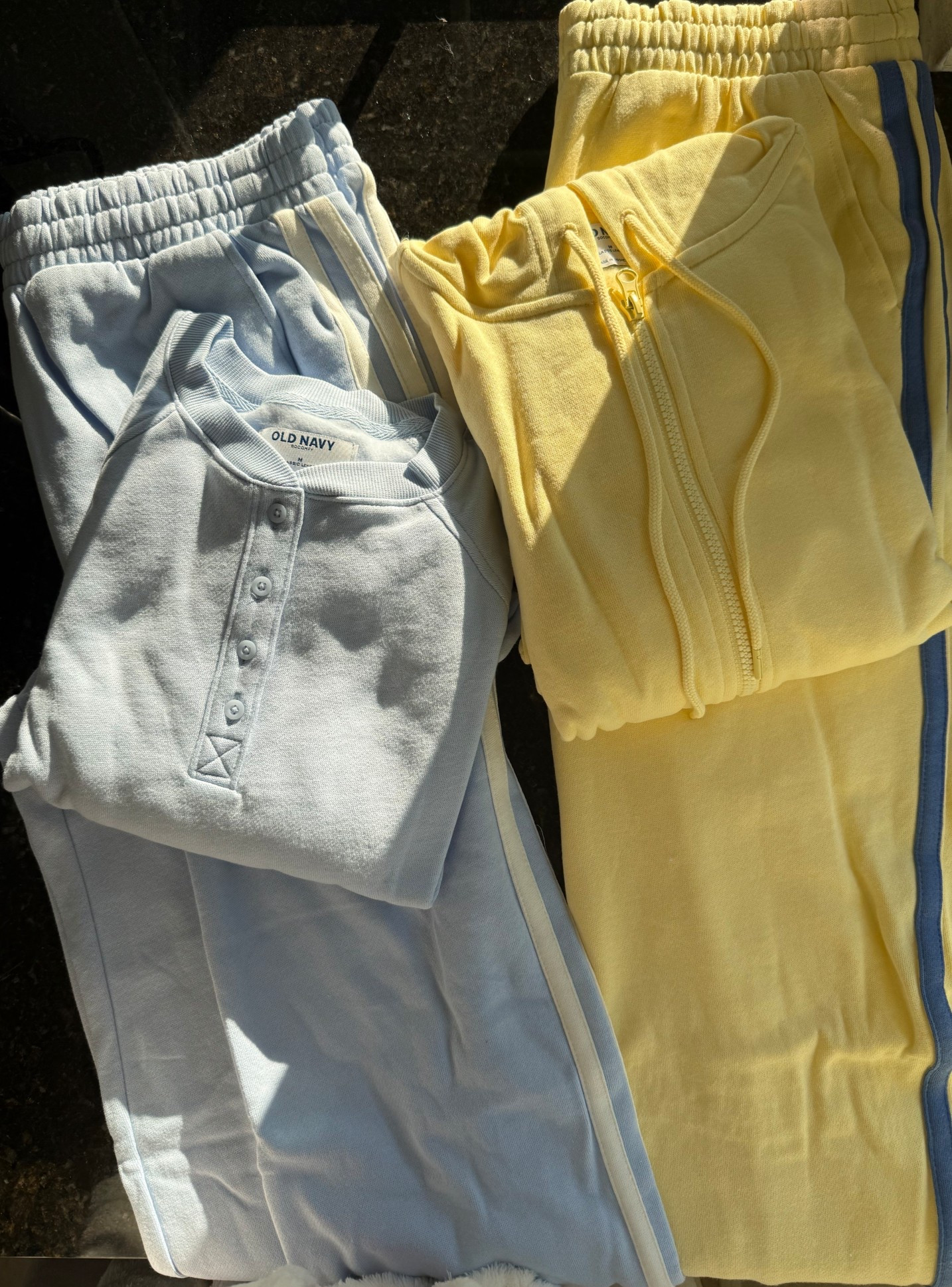 spring sweat sets 🩵💛