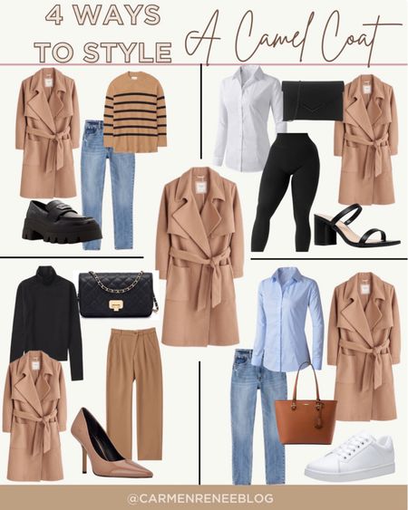 4 ways to style a camel coat!

Camel coat, wool coat, leggings, jeans, Trousers, Booties, high heels, loafers, button down shirt, tote bag, purse 


#LTKfit #LTKstyletip #LTKSeasonal