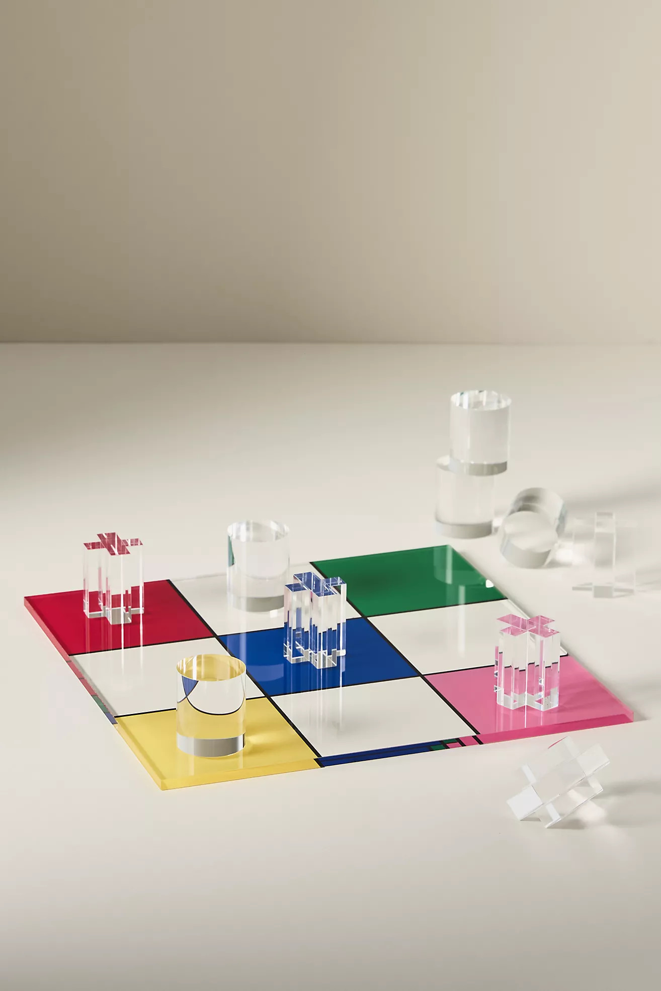Lucite Tic Tac Toe Game Set | Anthropologie (US)
