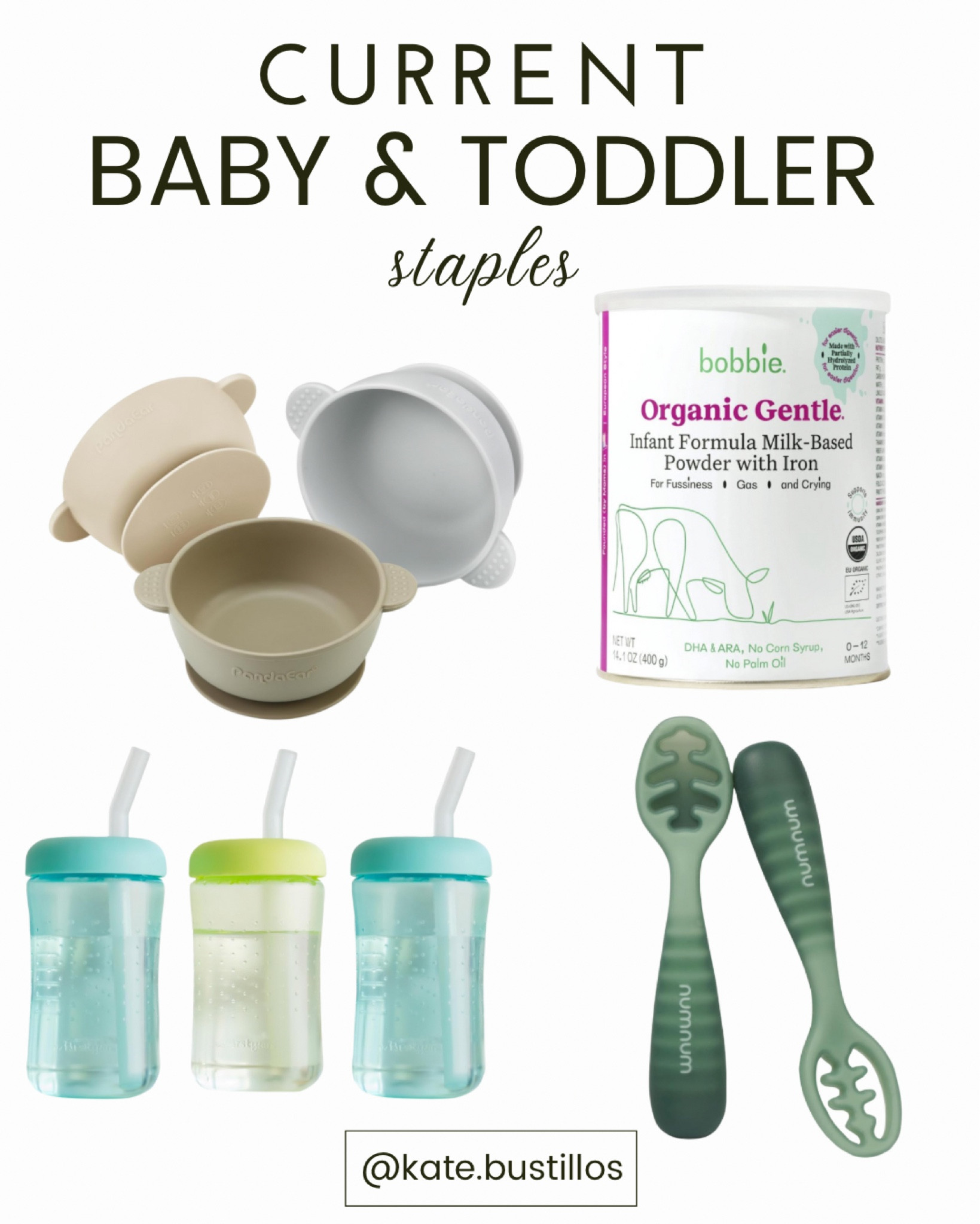 These are staples for baby led weaning while also still using formula. Boobie is organic and has cleaner ingredients that is available at Target 🎯 

#babyledweaning 

#LTKBump #LTKFamily #LTKBaby