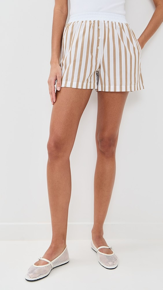 LE BOP Cecillia Boxer Shorts | Shopbop | Shopbop