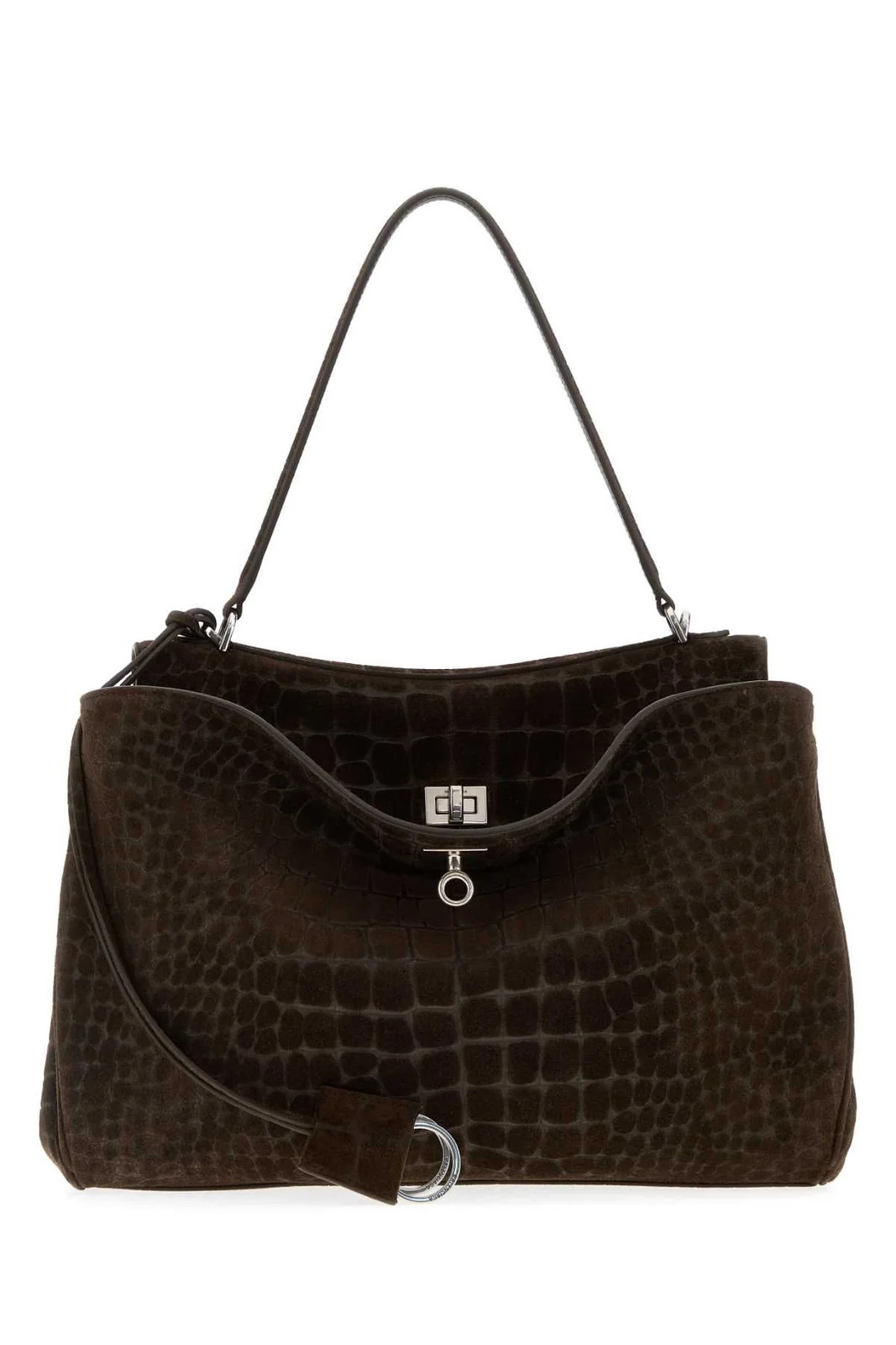 Balenciaga Rodeo Embossed Medium Top Handle Bag | Cettire Global