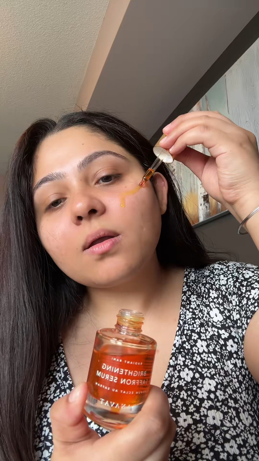 I’ve been using the Ranavat Saffron Brightening Serum for a few weeks now, and the results have been amazing. The first thing you notice is the luxurious feel and the light, natural scent of saffron — it’s subtle but feels incredibly pampering.

The texture is lightweight and absorbs quickly, leaving my skin soft and radiant without any greasy residue. After consistent use, I’ve noticed a visible improvement in my skin tone — it looks more even, brighter, and has a natural glow. I also appreciate that it’s formulated with clean, high-quality ingredients, especially saffron, which is known for its antioxidant and brightening properties.

It’s a bit of a splurge, but a little goes a long way, and the quality really justifies the price. I love supporting a brand that values both tradition and sustainability. Highly recommend this for anyone looking to enhance their skincare routine with something that feels truly luxurious and effective.

for product link please reachout its not poping the website

#LTKcanada #LTKgiftguide #LTKbeauty