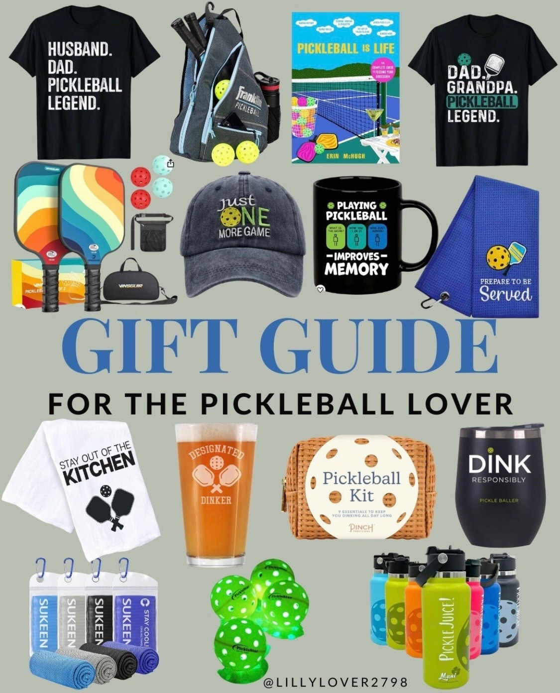 Gift Guide for the Pickleball Lover 🏓💚
If pickleball is their personality, this gift guide has you covered 😄 From funny tees and mugs to paddles, accessories, and must-have gear, these picks are perfect for beginners and seasoned players.

Great gift ideas for dad, husband, grandpa, friends, or your favorite pickleball partner — and honestly, a few of these make great gifts for yourself too 👀✨

pickleball gifts, pickleball gift guide, gifts for pickleball players, pickleball accessories, pickleball paddles, pickleball gear, gifts for dad, gifts for men, sports gift ideas, funny pickleball gifts, pickleball lover

HASHTAGS

#pickleball
#pickleballlife
#pickleballgifts
#pickleballlover
#giftguide
#giftsfordad
#giftsforhim
#sportslover
#funnygifts
#ltkstyle
#ltkfinds
#ltkholiday
#ltkgiftguide


#LTKActive #LTKOver40 #LTKMens